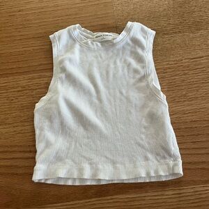 Denim forum tank top from Aritzia